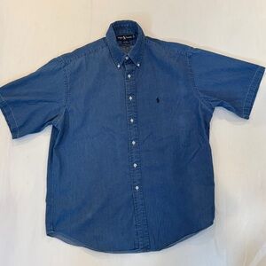 Polo by Ralph Lauren Casual Blue Button Down Shirt